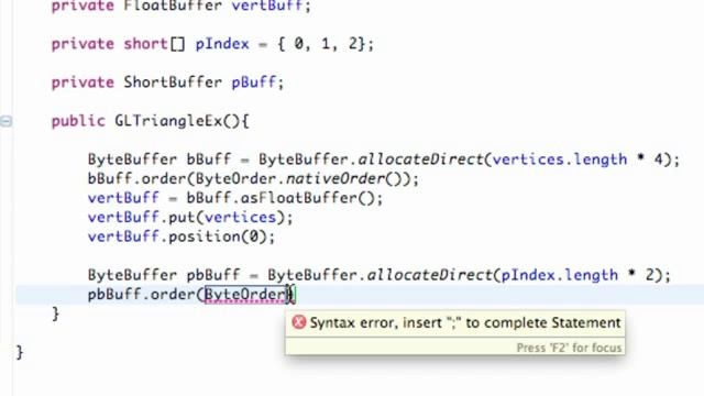 Android Application Development Tutorial   173   ShortBuffer to handle Indices   YouTube