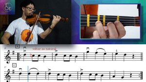 LIÇÃO 44 60bpm MELODIA DE RICHARD WAGNER EM SOL MAIOR Exercício Staccato MÉTODO SCHMOLL VIOLIN CCB