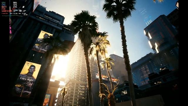 Бенчмарк Steam Deck Cyberpunk 2077 смотреть онлайн