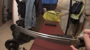 Танто с мекуги, сталь 1045