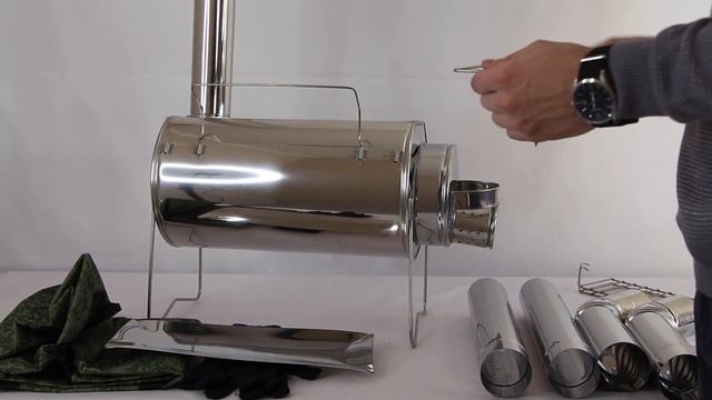 Обзор печи-коптильни Мини "Кабанчик" смотреть онлайн