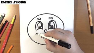 Как нарисовать Колобка