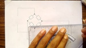 Draw The  Block Diagram of Bridge Rectifier | Engineering Drawing 2nd year