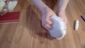 Игольницы тыква с кружевом. Из остатков ткани.
