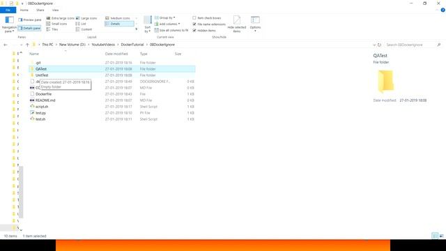 Docker Tutorial - .dockerignore usage - Part8 смотреть онлайн