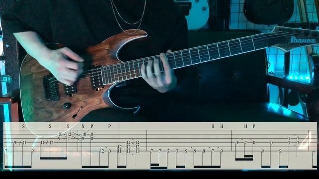 Riff of Thanks Nobuo from Periphery Ⅴ. (Mark's IG ver.) Cover with tabs(Drop C, at BPM 216) смотреть онлайн