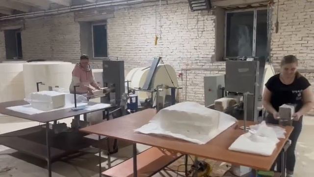 Производство бумажных салфеток.
