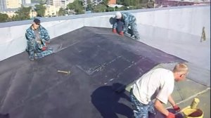 Монтаж мембраны EPDM/ТЭПК на крышах сложных конфигураций