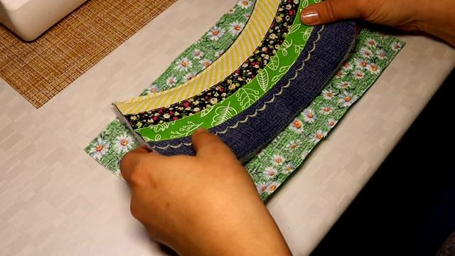 Корзиночка из ткани.