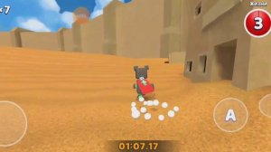 где найти все стикеры в пустыне в super bear adventure