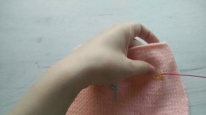 Вышивка РОКОКО на трикотаже. Шов "УЛИТКА"