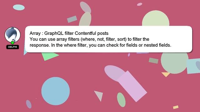 Array : GraphQL filter Contentful posts смотреть онлайн