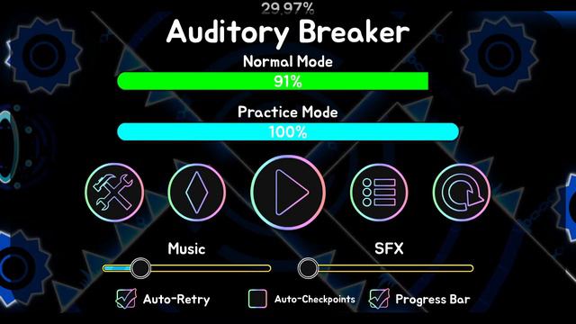 🔴Auditory Breaker 91%x2 [Extreme Demon] | Geometry Dash ///// РЕЙД ДЗИРАЙМОНА смотреть онлайн