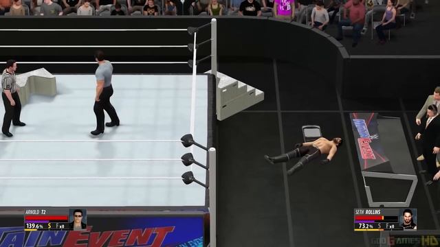 WWE 2K16 - Xbox One PS4 Gameplay 1080p 60fps Extreme Rules Terminator T2 vs Seth Rollins смотреть онлайн