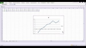 Как добавить деления на графике в excel 2010?