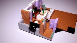 Lego 10292 The Friends Apartments Speed Build