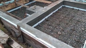 Баня, фундамент - часть вторая