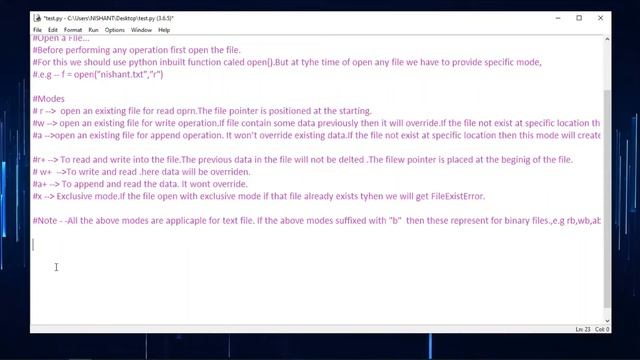 Python Day - 35 -File Handling -1- Introduction and  Code Examples