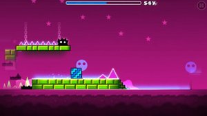 Geometry Dash MELTDOWN 1 level ВСЕ МОНЕТЫ прохождение 1 уровень