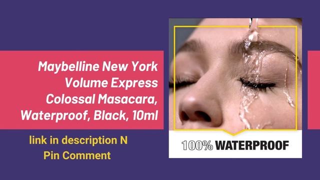#maybelline New York Volume Express Colossal #Masacara, Waterproof, #Black, 10ml 1 смотреть онлайн