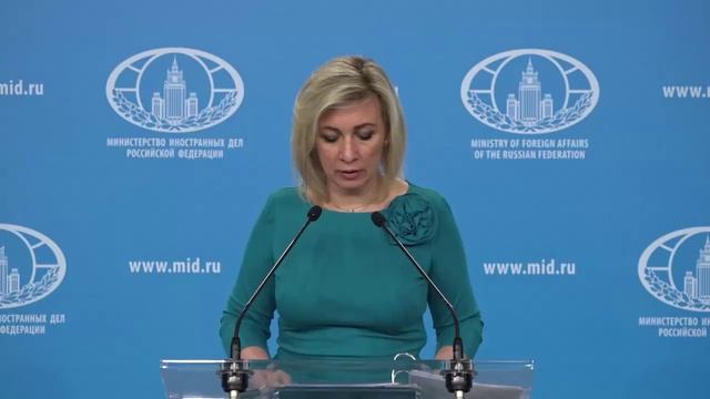 briefing by Maria Zakharova on June 3, 2022.