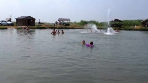 Уникальный сероводородный источник ФОНТАН Саратовская обл г Энгельс Видео для детей