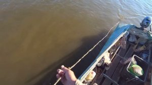 р. Обь.  Как  я  ставлю  перемёт..