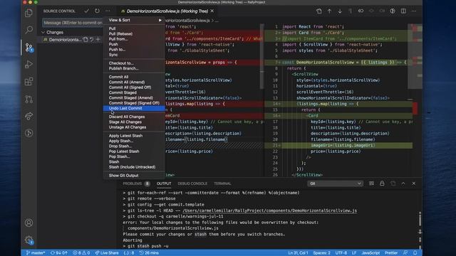 How to switch branch in git in VS Code | Fast tutorial | No command line needed!
