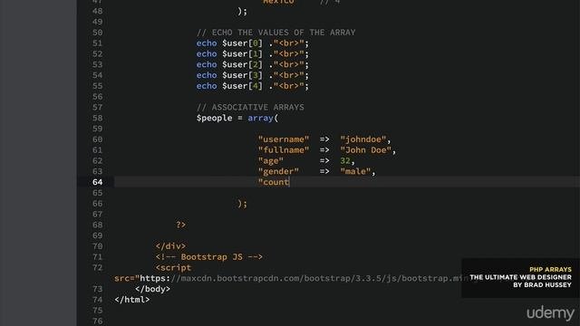 004 PHP Arrays Associative | Multi Dimensional – смотреть онлайн видео ...