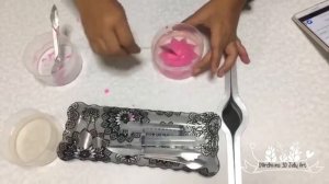 Making 3D jelly art with two different tools.