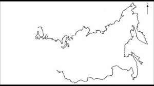 Map of Russia. Как нарисовать карту России.