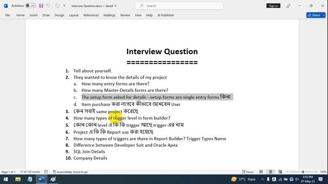 1 Job Interview Preparation Class for Oracle, Video Part 1 смотреть онлайн