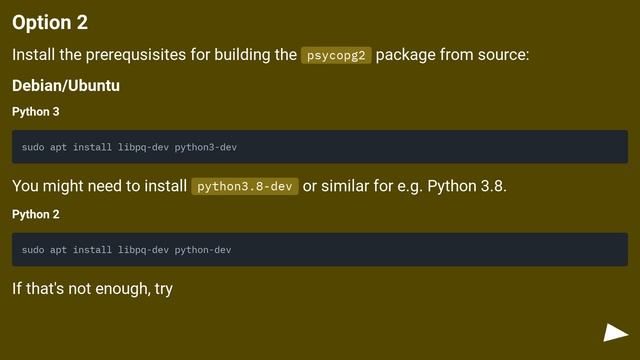 How to install psycopg2 with "pip" on Python?