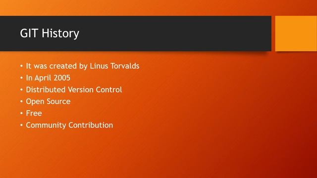 GIT - History