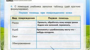 Задание 4 Надёжная защита организма - Окружающий мир 3 класс (Плешаков А.А.) 1 часть