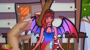 Cartoon - paper diy Be Careful With Stepmother, Rapunzel _ Rapunzel Compilation 놀이 종이