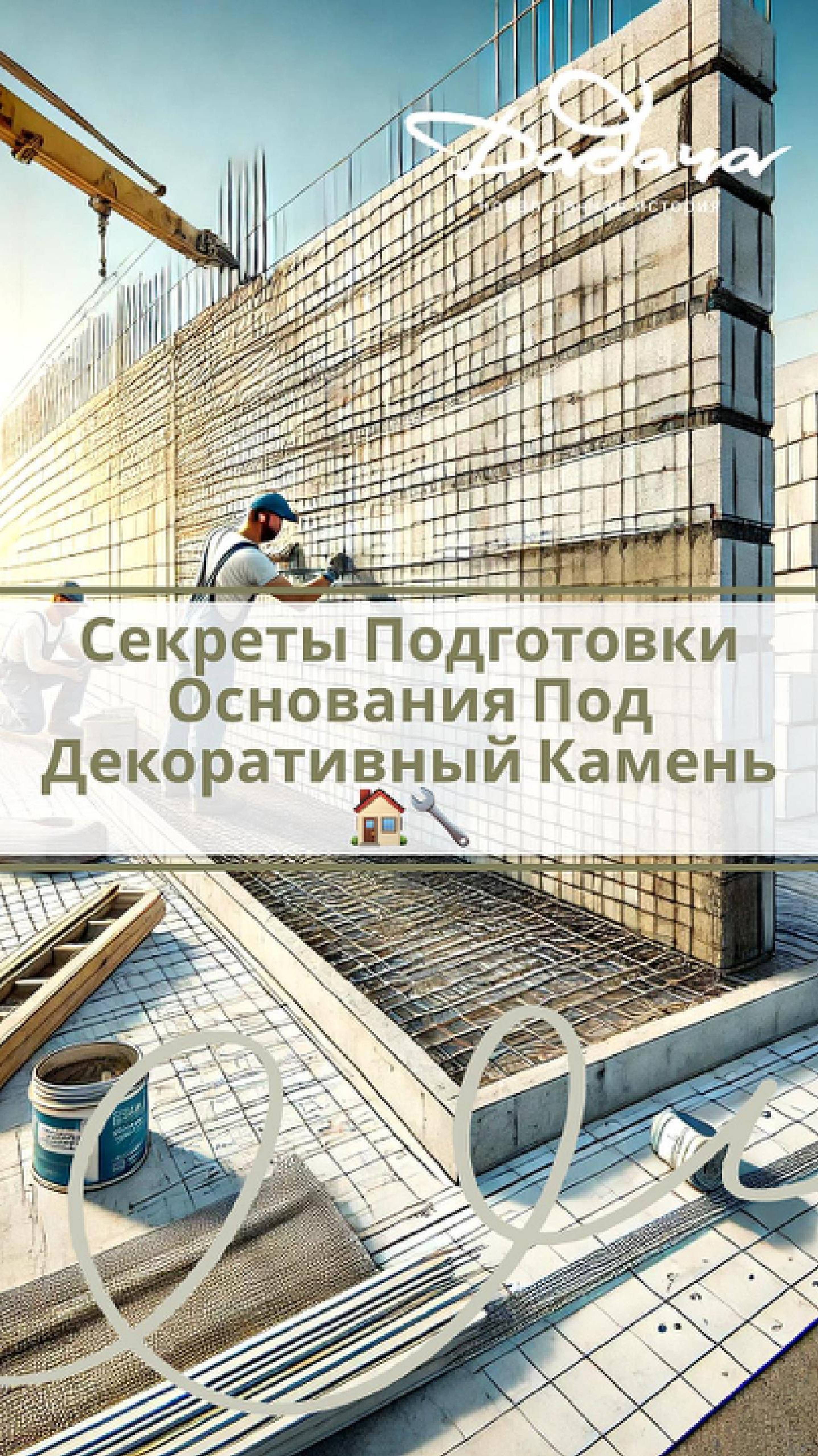 Секреты Подготовки Основания Под Декоративный Камень