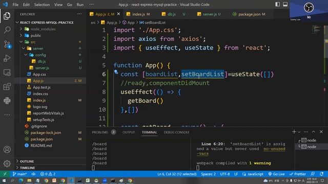 React+Express+MySQL 게시글 목록 출력 смотреть онлайн