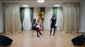 СЦЕНКА ЕСЛИ Б ДЕВУШКИ СЛУЖИЛИ В АРМИИ. 23 февраля 2018. СШ№14 г. Брест