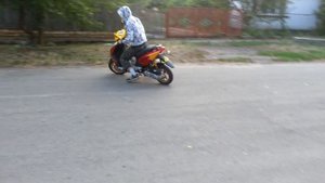 Самодельный прямоток на скутер zenith zx9