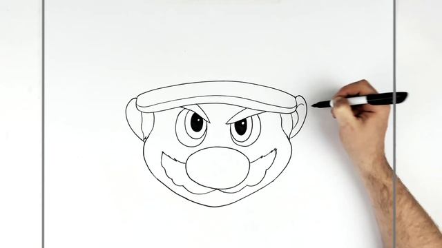 How To Draw Mario | Step By Step | Super Mario Bros смотреть онлайн