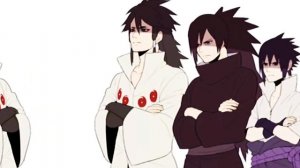 Ашура, Хаширама, Наруто/Индра, Мадара Саске.