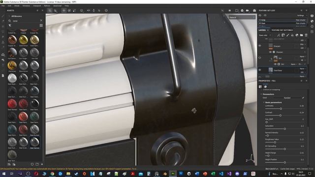 Texturing MP5 SMG Weapon Gun in Substance Painter and Blender - (Part 3)