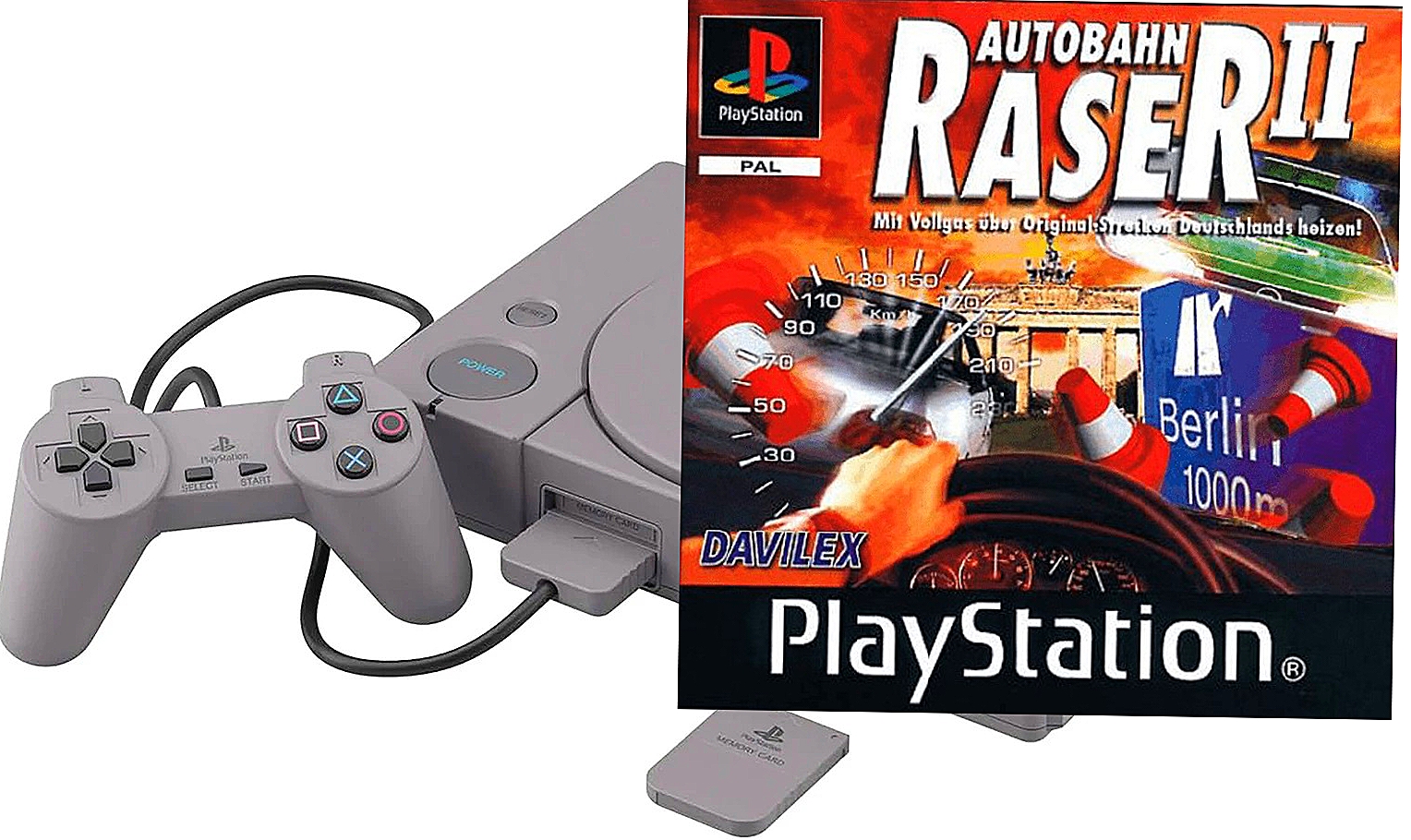 Autobahn Racer II. Sony PlayStation. Проф обзор и реакция.