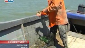 Cотрудники рыбохраны занялись очисткой дна Цимлянского водохранилища