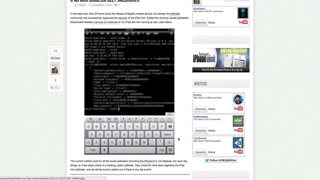 IPad Mini Untethered Jailbreak On IOS 6.1