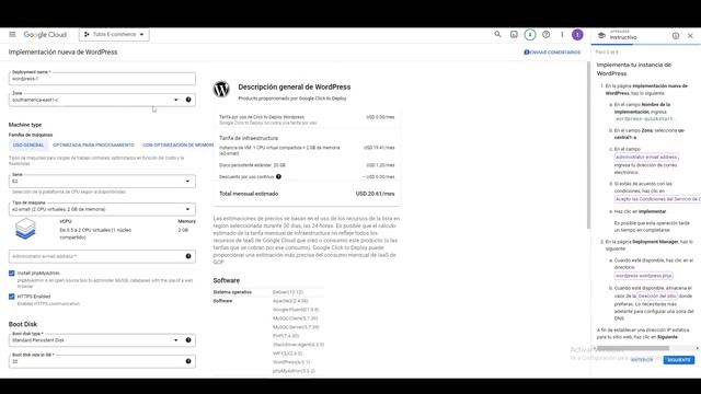 Cómo configurar WordPress en Google Cloud en un click смотреть онлайн