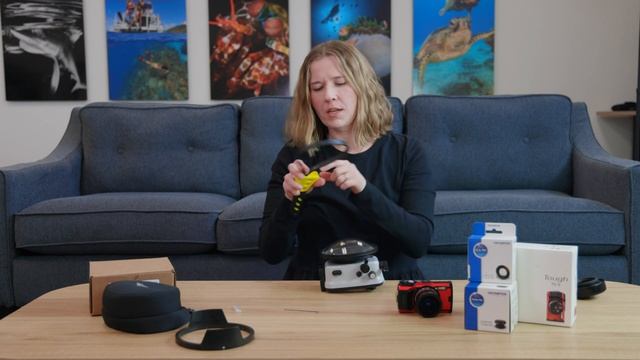 Olympus TG-6 Underwater Housing with Fisheye Lens // Setting it Up смотреть онлайн