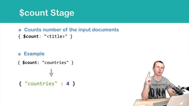 16 $count - MongoDB Aggregation Tutorial смотреть онлайн
