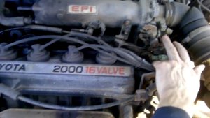 Проверка двигателя 3S-FE Toyota Camry SV21 1987 год